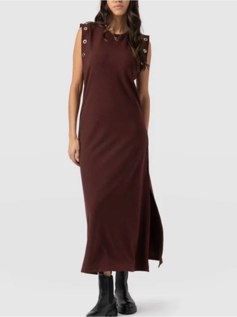 Saint + Sofia Rowan Dress in Maroon NWT Size 2